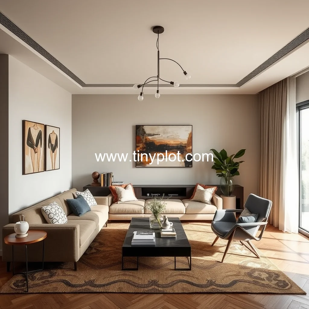 You are currently viewing Tour this family of 4 100 sq m apartment with earthy tones