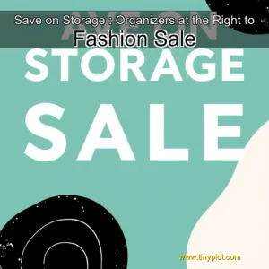 Read more about the article Save on Storage : Organizers at the Right to Fashion Sale