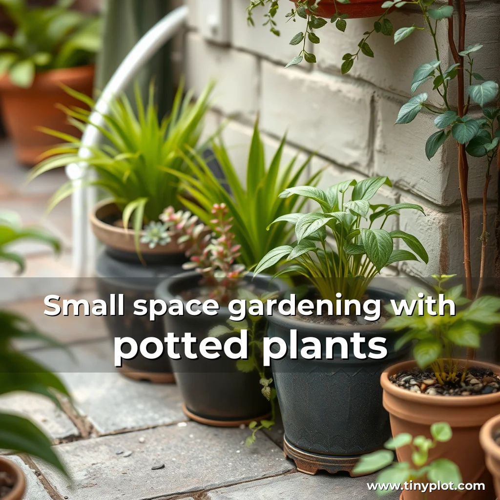 Read more about the article Small space gardening with potted plants