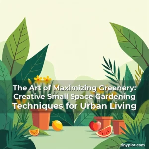 Read more about the article The Art of Maximizing Greenery: Creative Small Space Gardening Techniques for Urban Living
