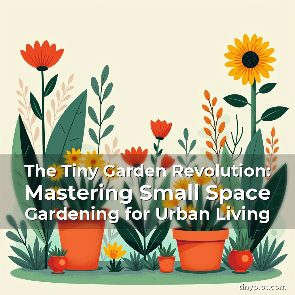 Read more about the article The Tiny Garden Revolution: Mastering Small Space Gardening for Urban Living